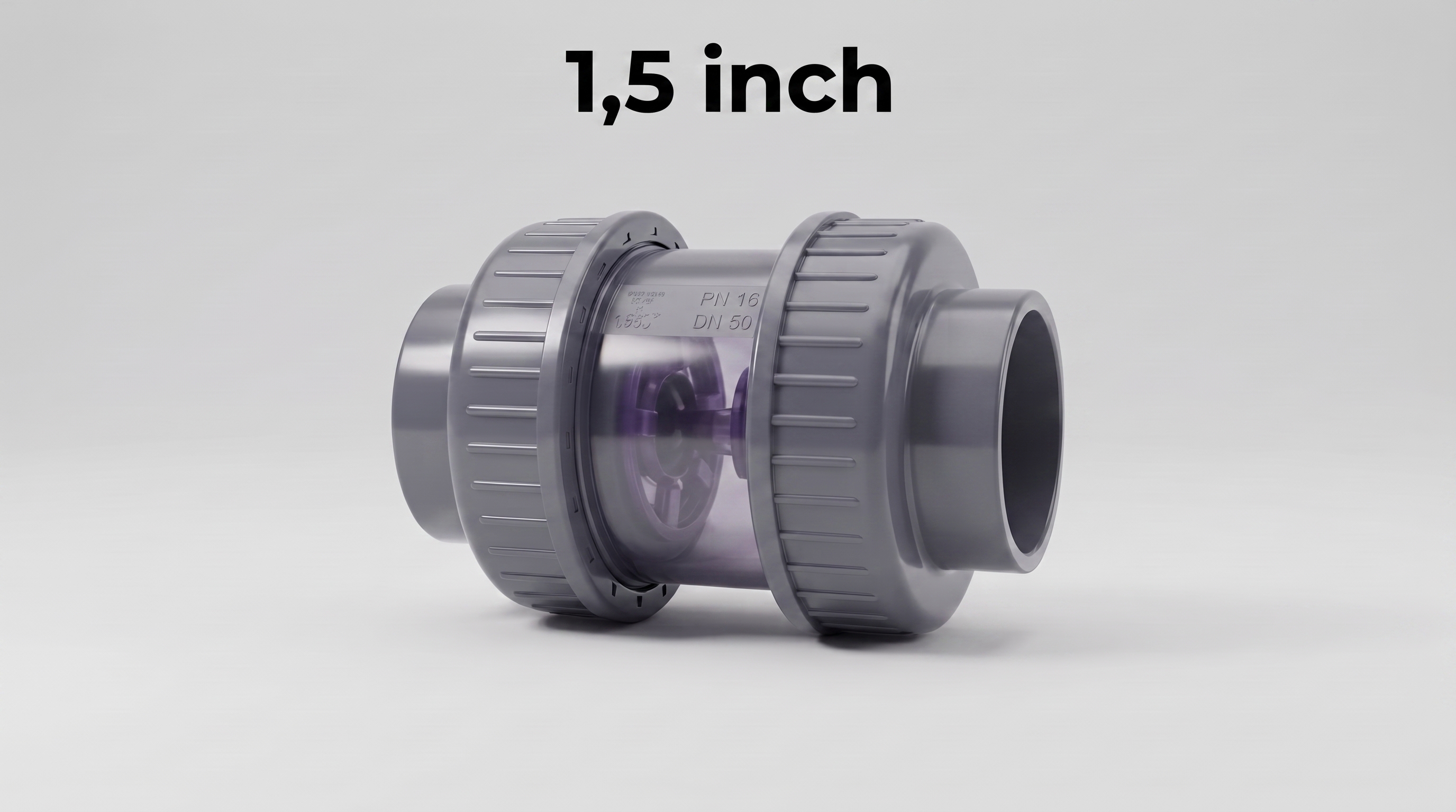 BT Ball Check Valve Transparan 1,5 Inch